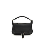 Chloé Marcie Small Shoulder Bag Black Calf Leather