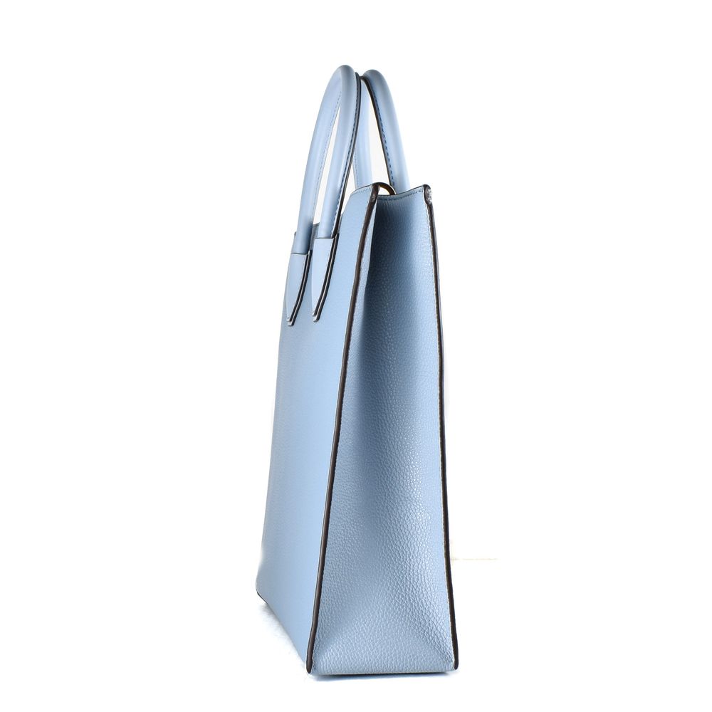 Michael Kors Mercer Medium Leather Tote Bag Chambray