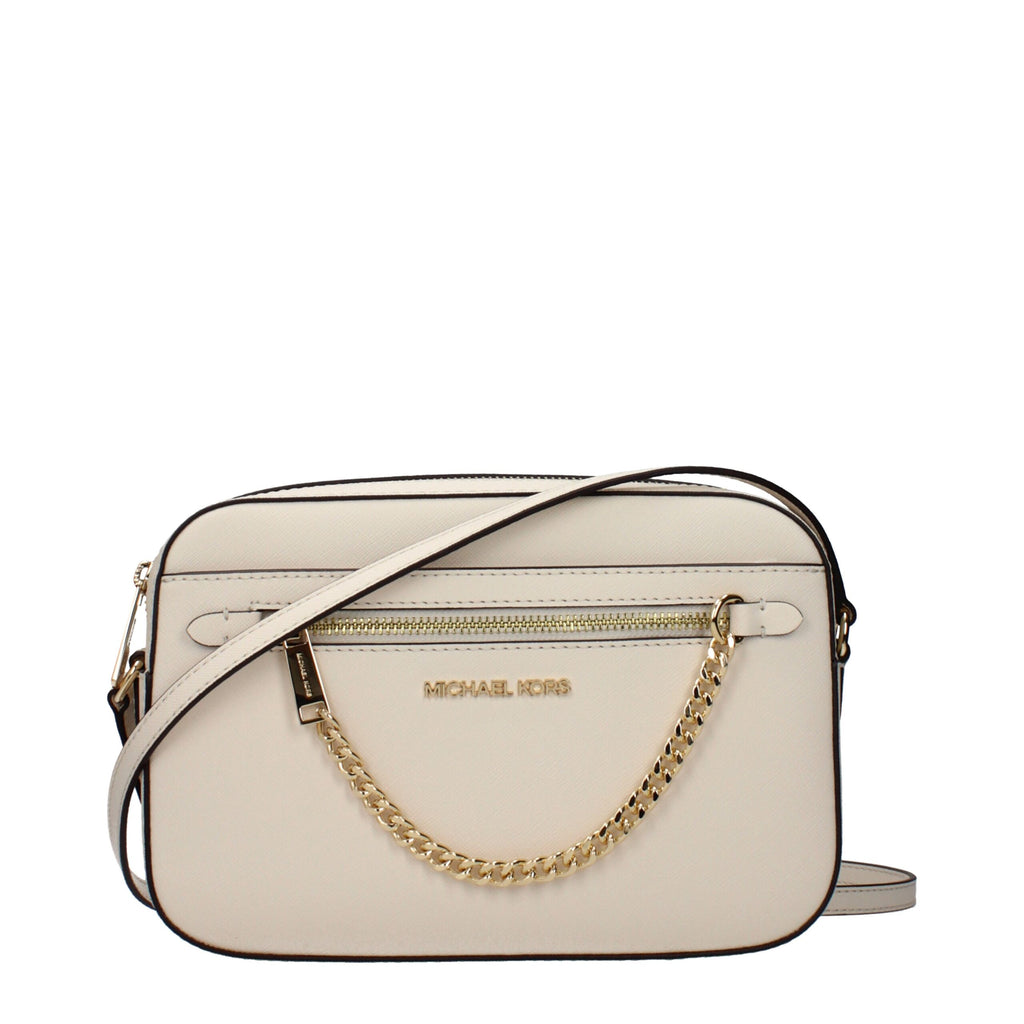 Michael Kors Jet Set Travel Crossbody Bag Light Cream