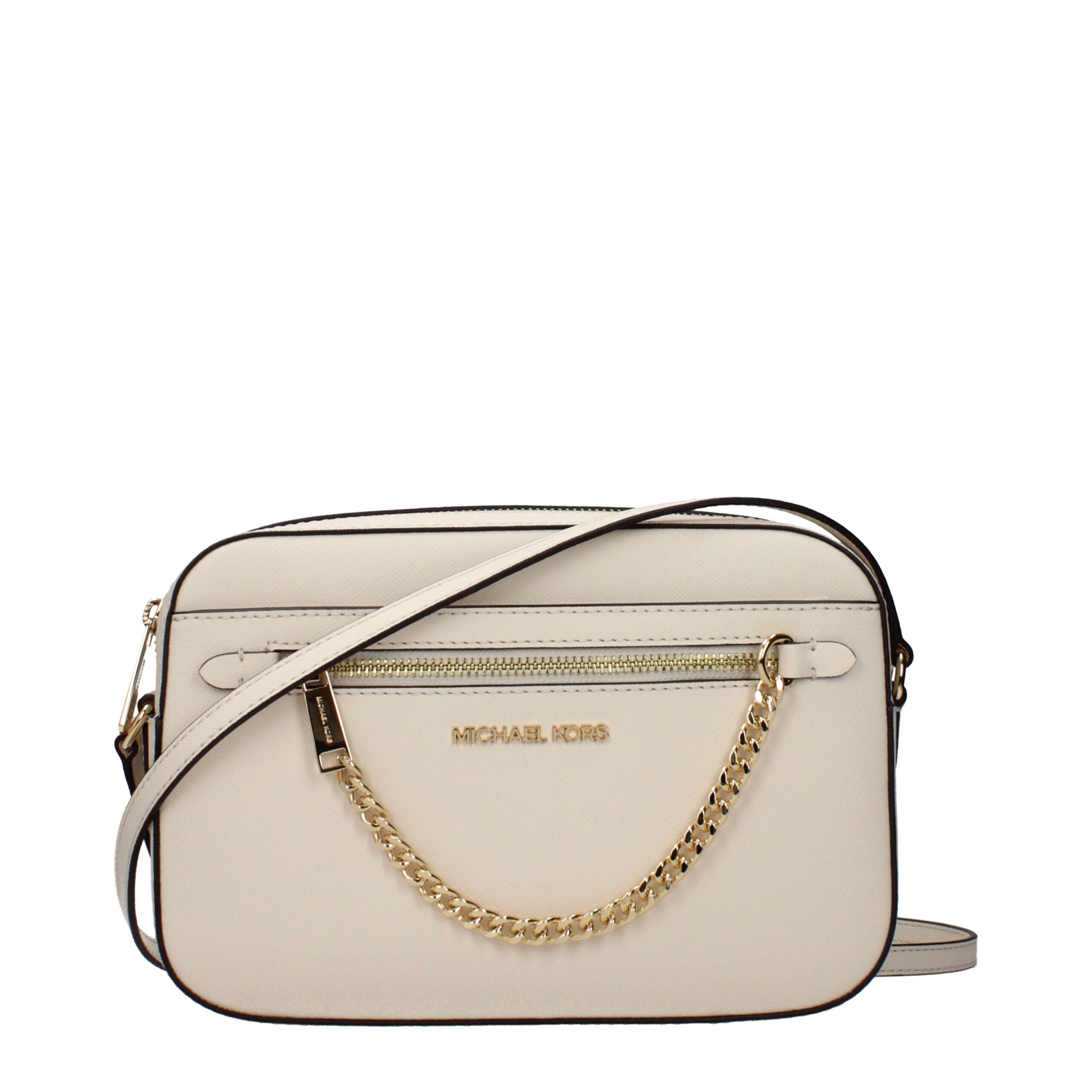 Michael Kors Jet Set Travel Crossbody Bag Light Cream