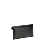 Pinko Love Birds Clutch Bag Black Leather