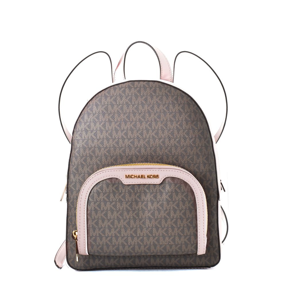 Michael Kors Jaycee Medium Logo Backpack Powder Blush