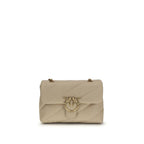 Pinko Love Classic Shoulder Bag Taupe
