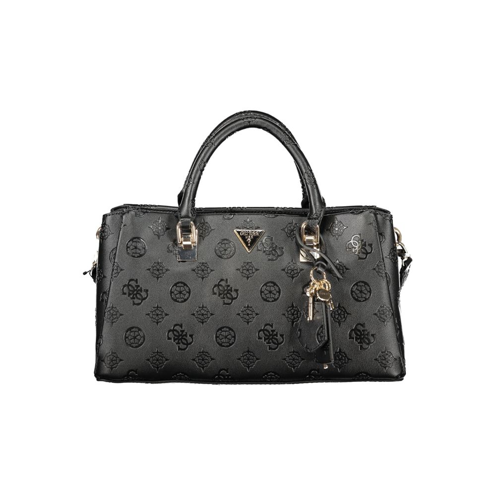 Guess Jeans Tisha Satchel Bag in Black