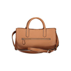 Guess Jeans Gregoria Satchel Bag in Cognac Brown