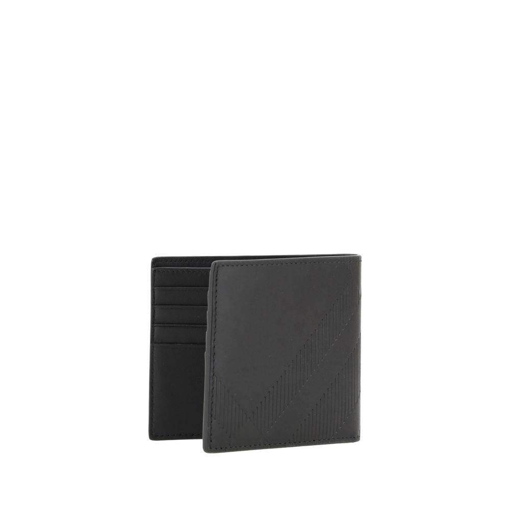 Burberry Archive Check Bifold Wallet Black