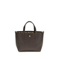 Burberry Bloomsbury Mini Reversible Leather Tote Bag Dark Brown