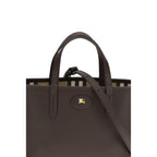 Burberry Bloomsbury Mini Reversible Leather Tote Bag Dark Brown