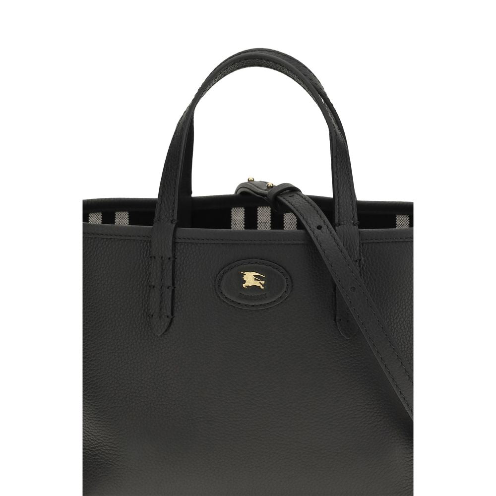 Burberry Mini Bloomsbury Reversible Leather Tote Bag Black