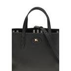 Burberry Mini Bloomsbury Reversible Leather Tote Bag Black