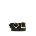Jacquemus Le Regalo Leather Belt in Black