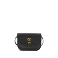 Valentino Garavani Antibes Black Leather Shoulder Bag