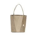 Chloé Spin Tote Bag Beige Leather and Suede
