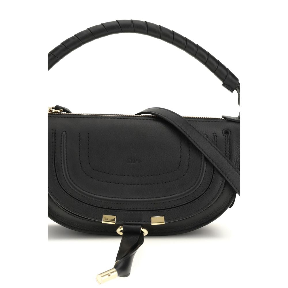 Chloé Marcie Mini Shoulder Bag Black Calfskin