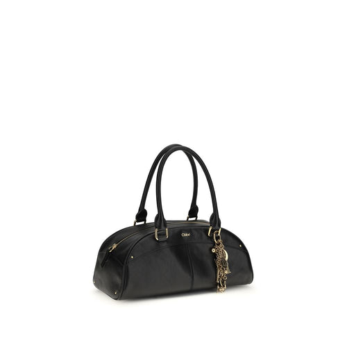 Chloé Bowling Handbag Black Smooth Calfskin