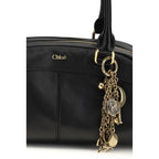 Chloé Bowling Handbag Black Smooth Calfskin