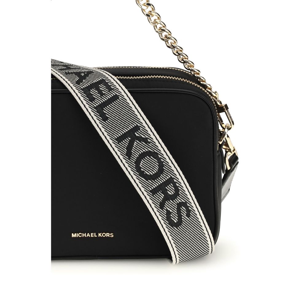Michael Kors Bryant Medium Nylon Camera Crossbody Bag Black