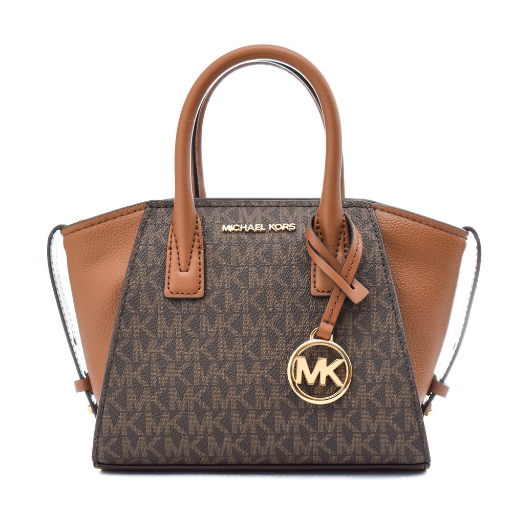 Michael Kors Avril Extra-Small Logo Satchel Brown