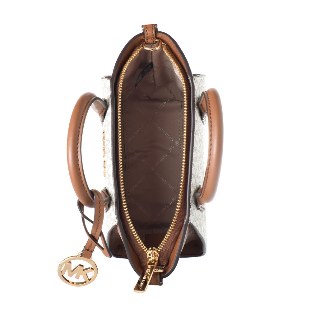 Michael Kors Avril Extra-Small Logo Satchel Vanilla