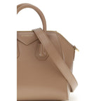 Givenchy Antigona Mini Bag in Tan Shiny Calfskin
