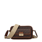 Michael Kors Bradshaw Extra-Small Camera Crossbody Bag Brown