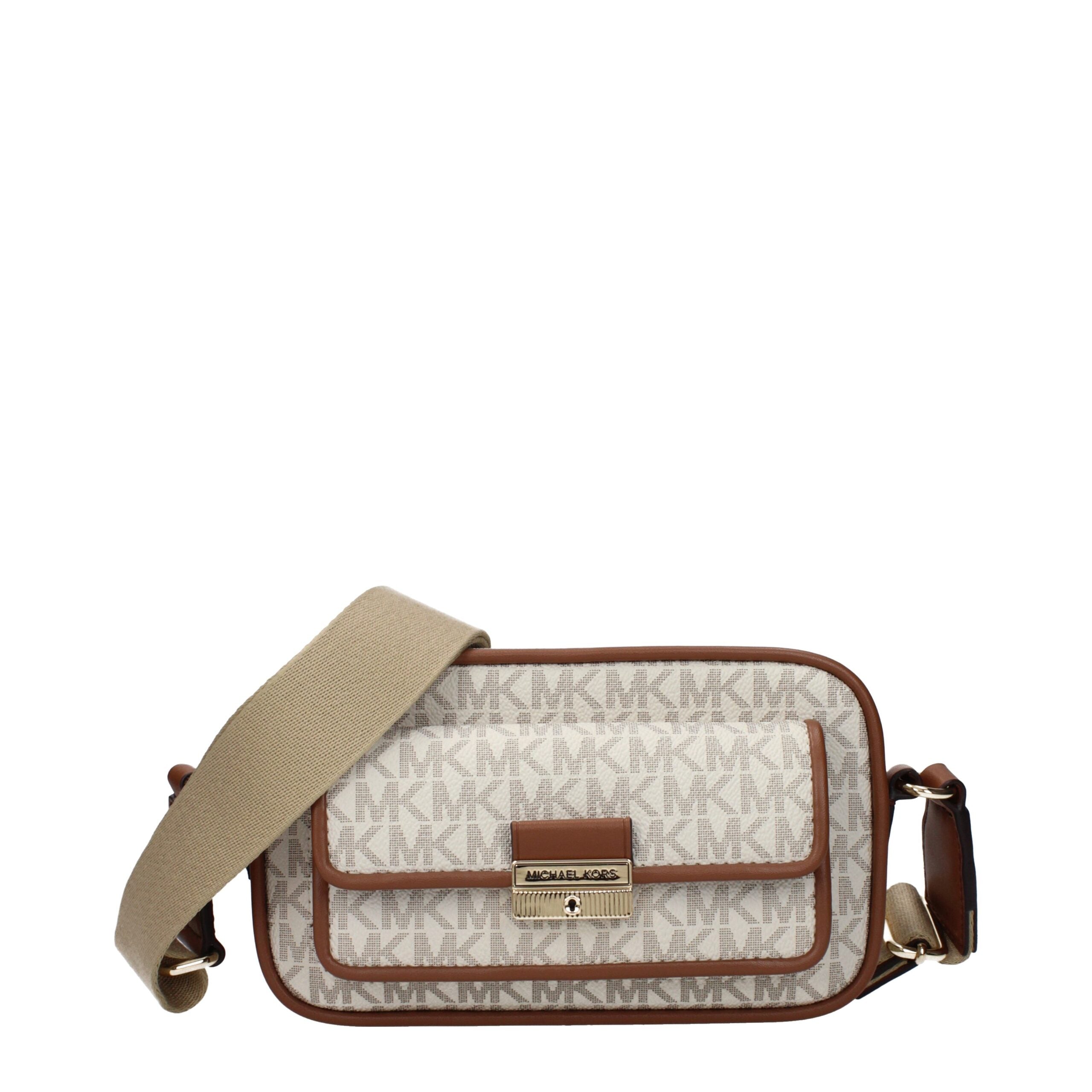 Michael Kors Bradshaw Extra-Small Camera Crossbody Bag Vanilla