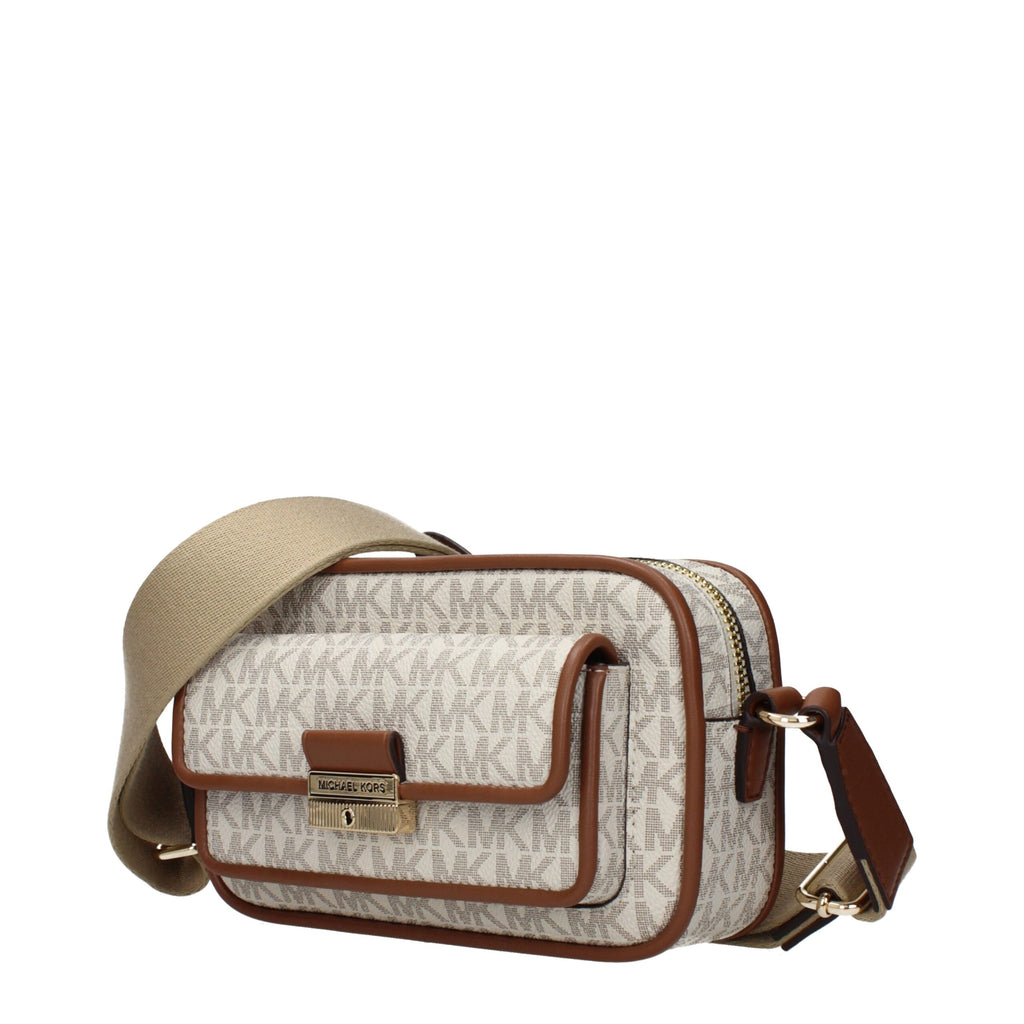 Michael Kors Bradshaw Extra-Small Camera Crossbody Bag Vanilla