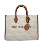 Michael Kors Mirella Logo Tote Bag Vanilla