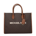 Michael Kors Mirella Logo Tote Bag Brown