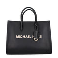 Michael Kors Mirella Leather Tote Bag Black