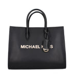 Michael Kors Mirella Leather Tote Bag Black