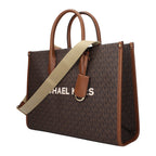 Michael Kors Mirella Logo Tote Bag Brown