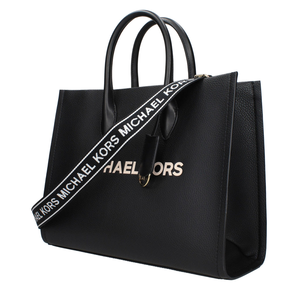 Michael Kors Mirella Leather Tote Bag Black