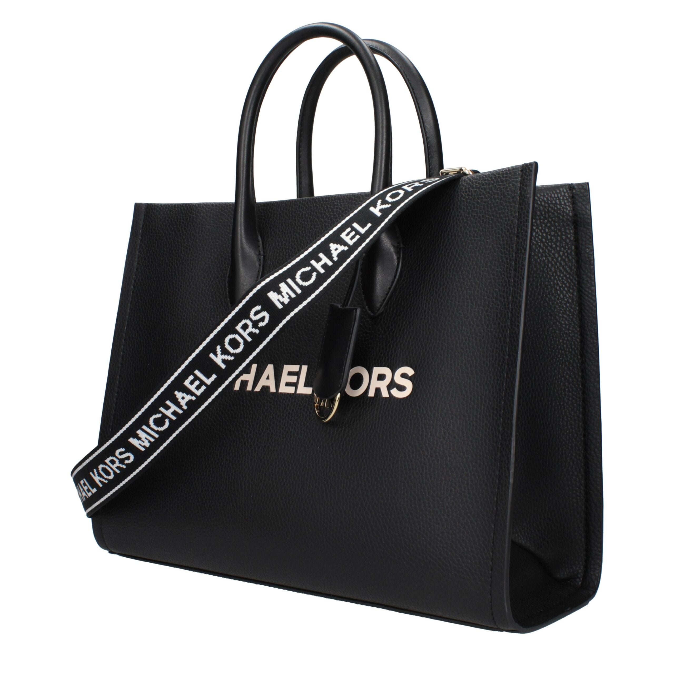 Michael Kors Mirella Leather Tote Bag Black