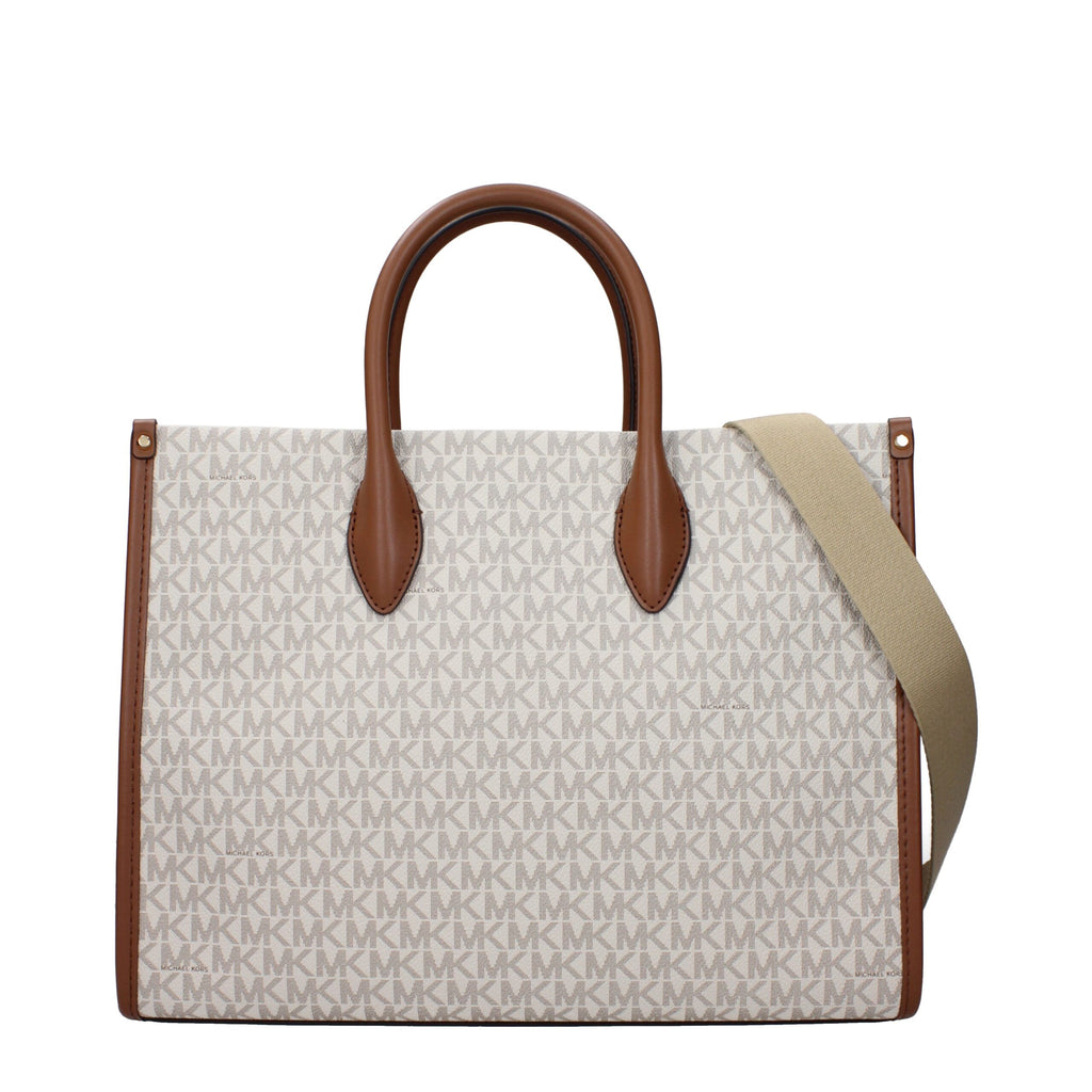 Michael Kors Mirella Logo Tote Bag Vanilla