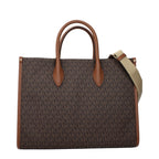 Michael Kors Mirella Logo Tote Bag Brown