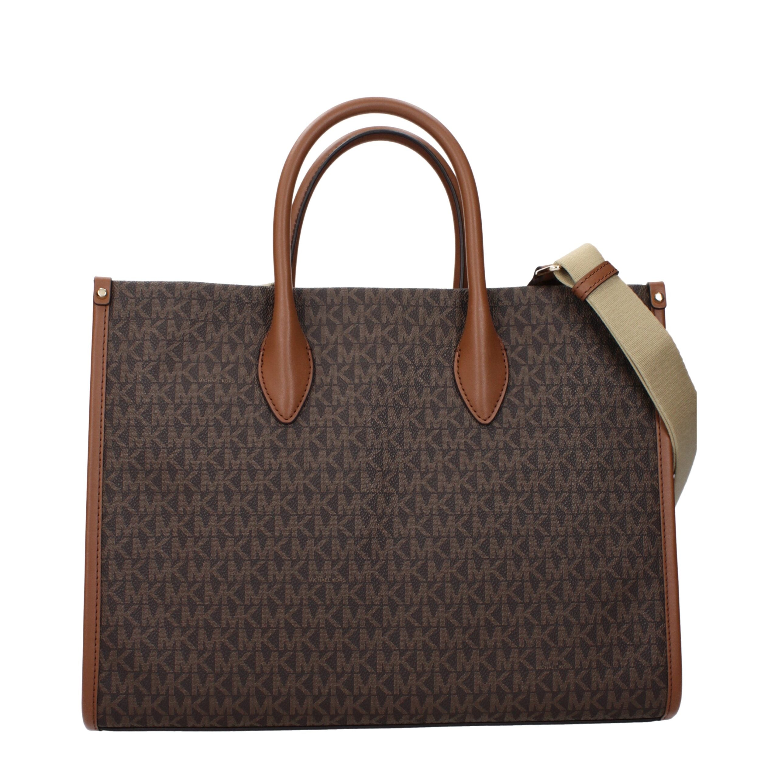 Michael Kors Mirella Logo Tote Bag Brown