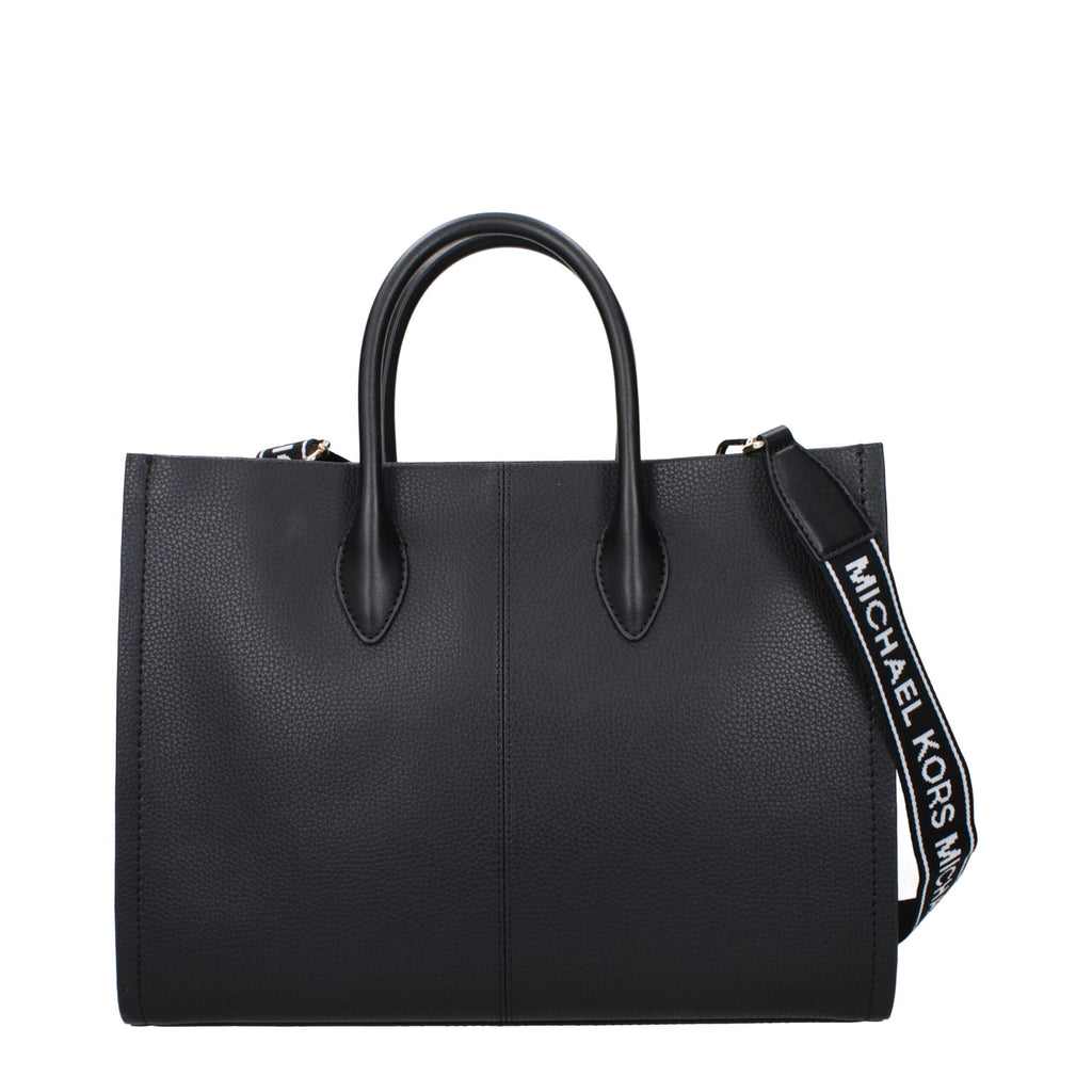 Michael Kors Mirella Leather Tote Bag Black