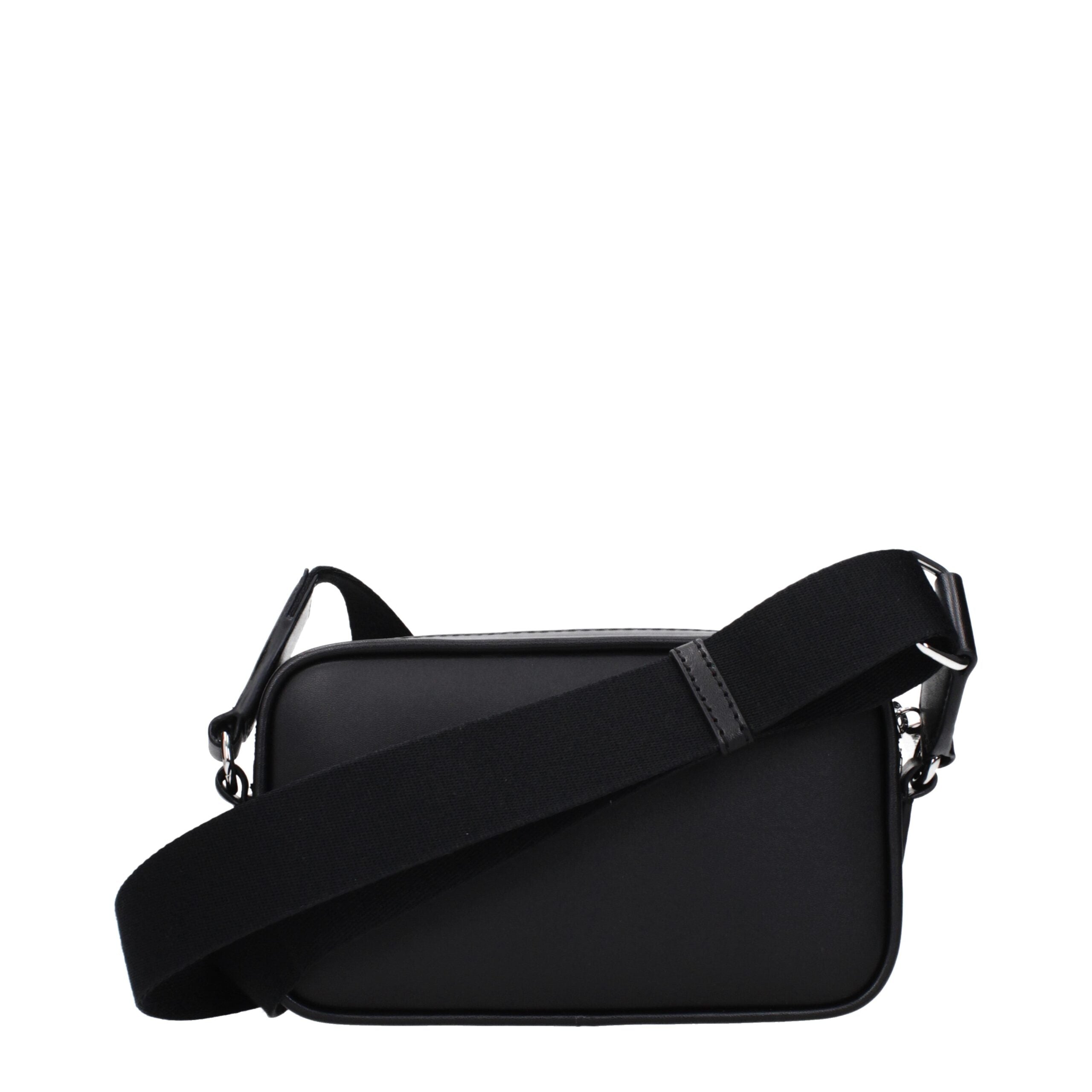 Michael Kors Bradshaw Extra-Small Leather Messenger Bag Black