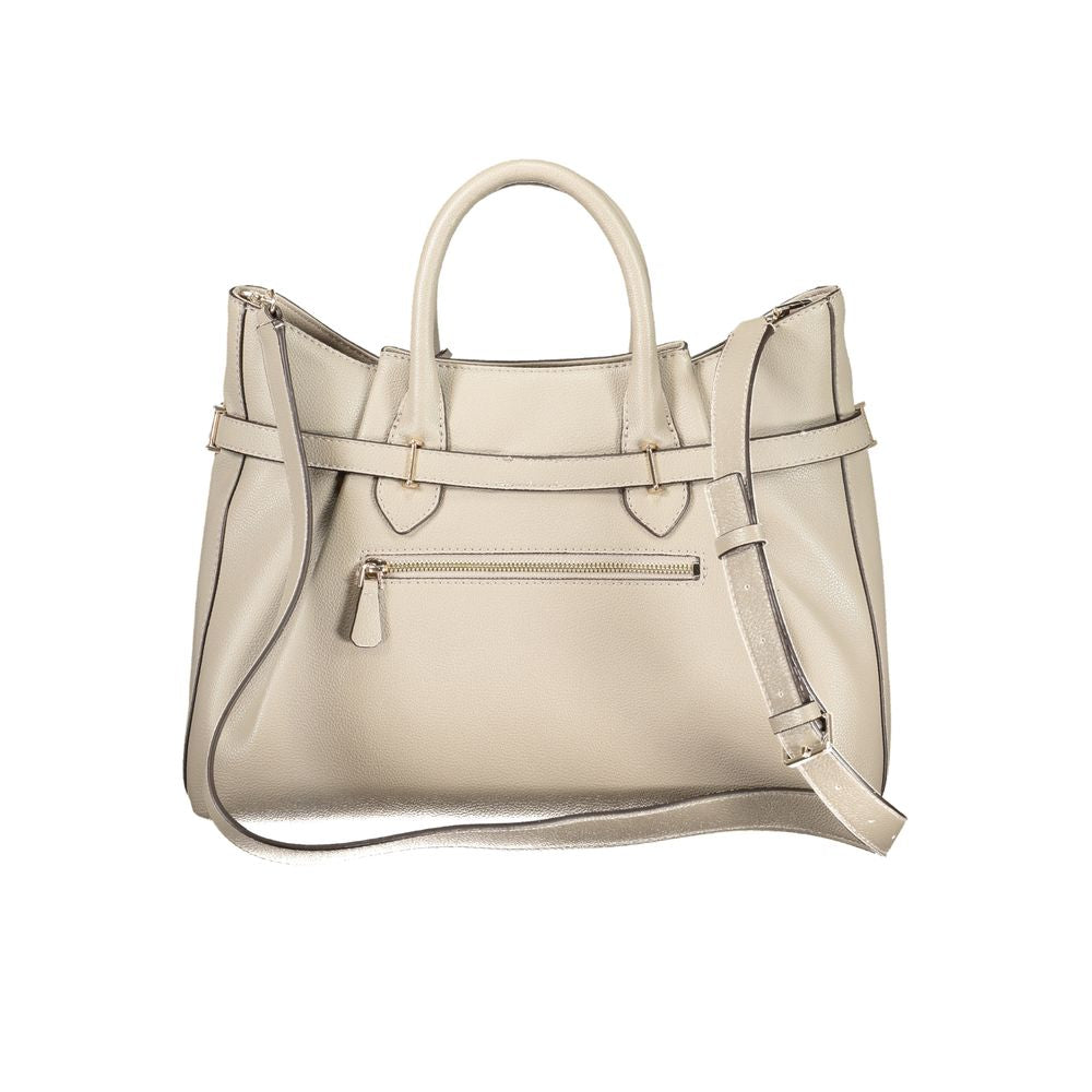 Guess Jeans Yesba Satchel Bag in Ivory