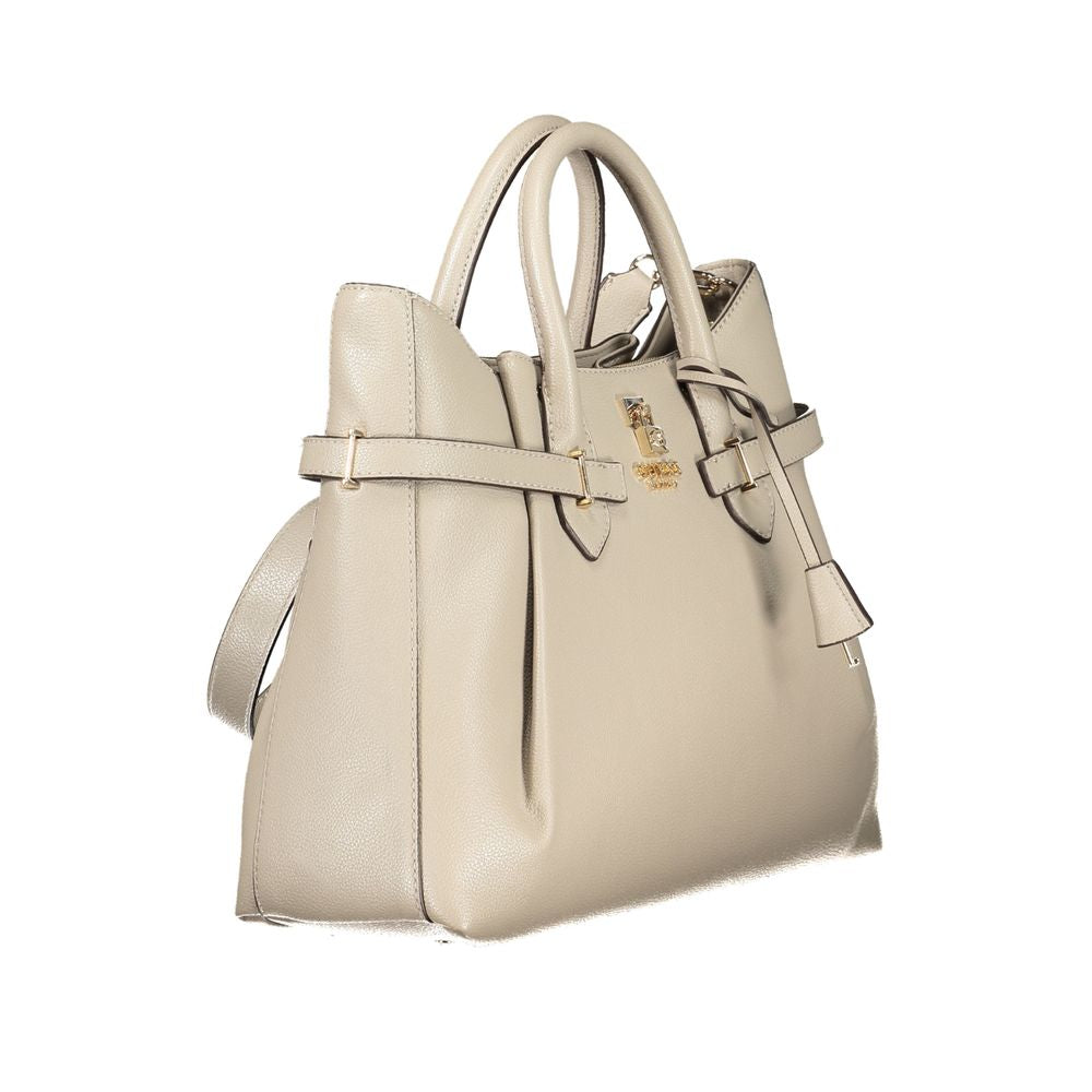 Guess Jeans Yesba Satchel Bag in Ivory