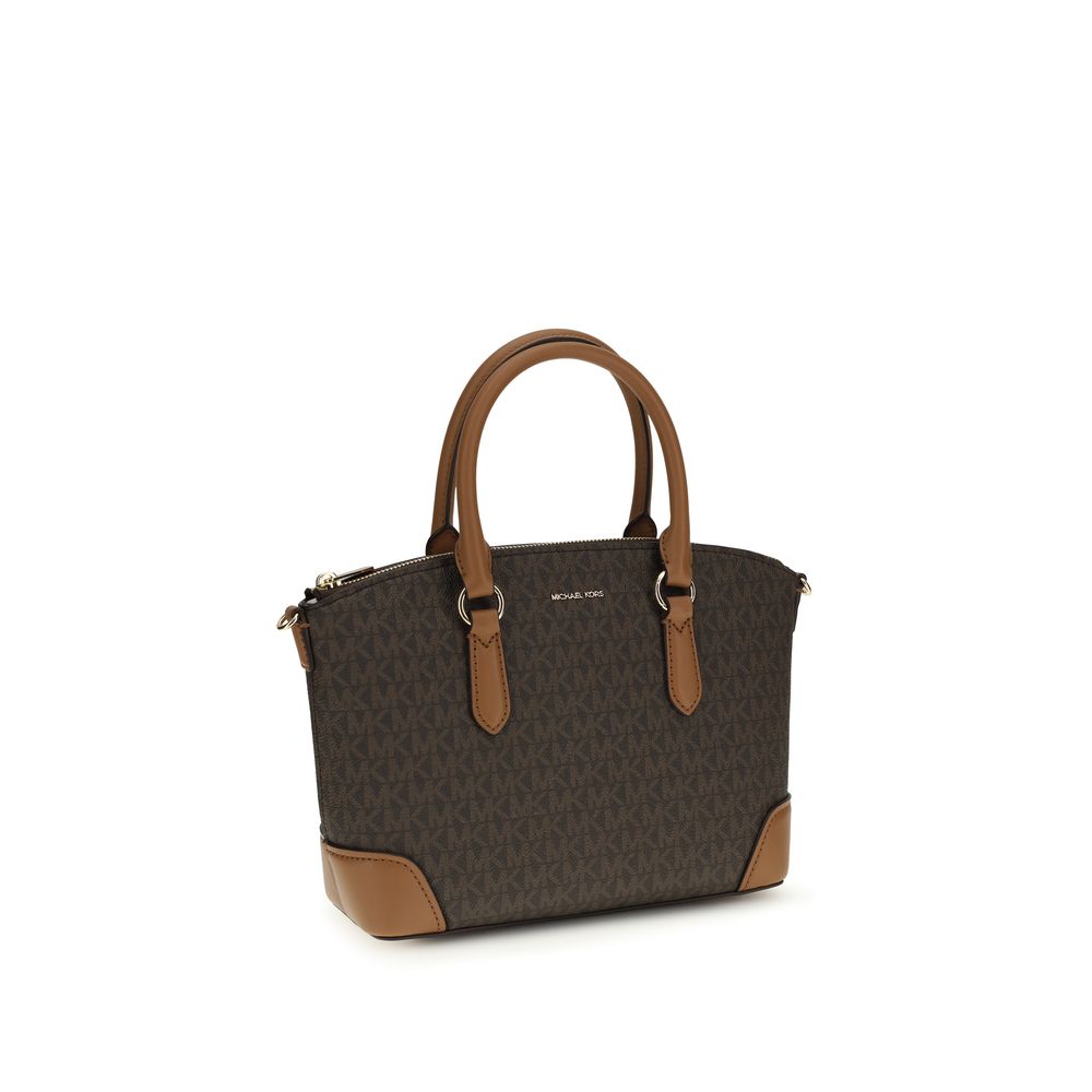 Michael Kors Murphy Medium Logo Satchel Brown