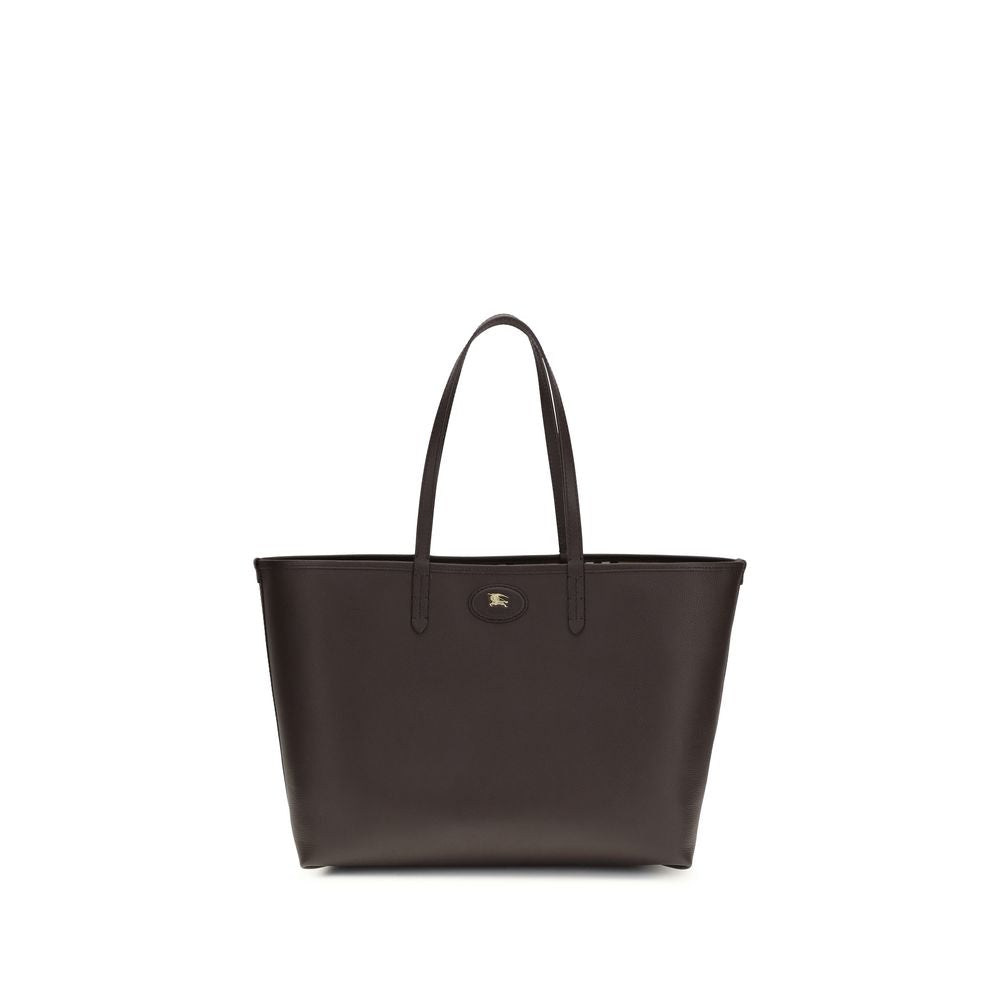 Burberry Bloomsbury Medium Reversible Leather Tote Bag Dark Brown