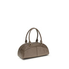 Chloé Bowling Handbag Brown Smooth Calfskin