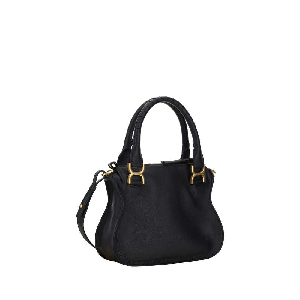 Chloé Marcie Medium Handbag Black Calfskin