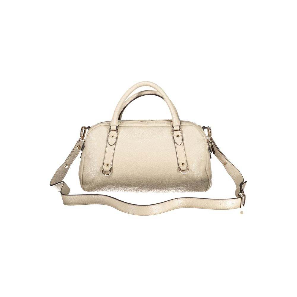 Guess Jeans Marsha Satchel Bag in Ivory