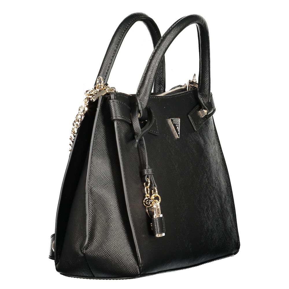 Guess Jeans Serenova Satchel Bag in Black