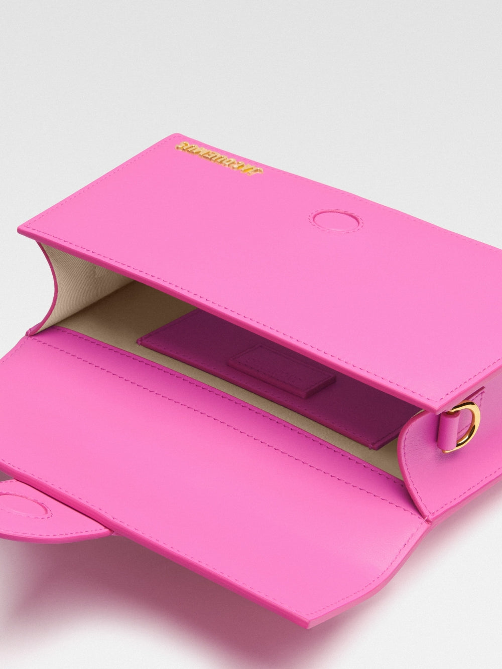 Jacquemus Le Grand Bambino Bag in Neon Pink