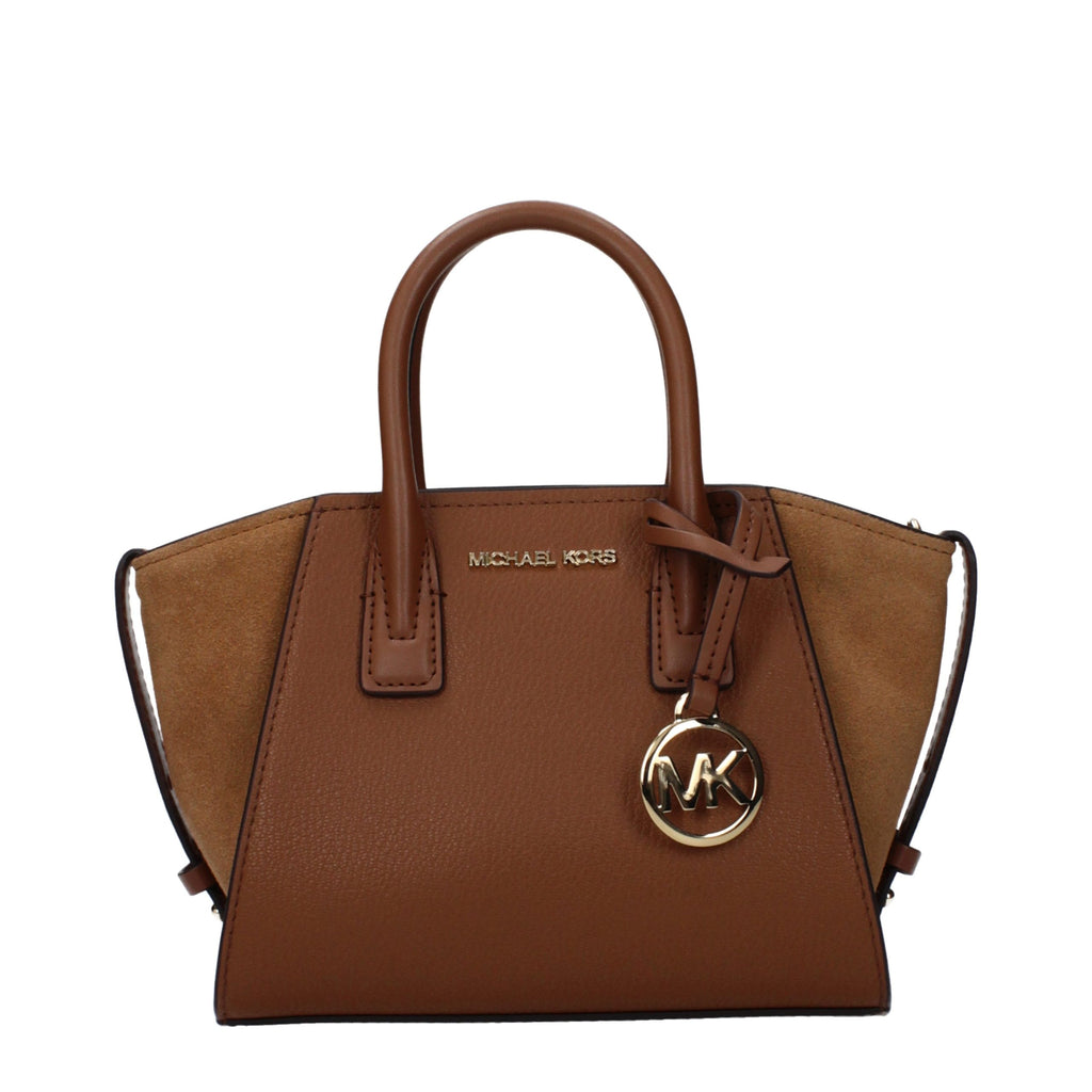 Michael Kors Avril Extra-Small Leather and Suede Satchel Luggage