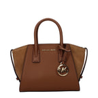Michael Kors Avril Extra-Small Leather and Suede Satchel Luggage